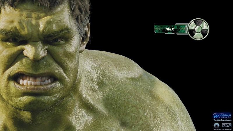 studio shot, portrait, men, 720P, incredible, technology, arts culture and entertainment, Hulk, aggression, eye, black background, illustration, human face