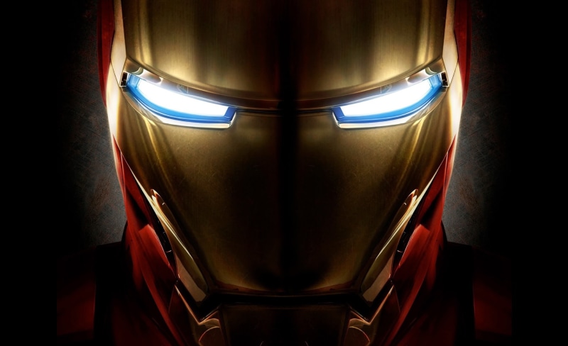 light - natural phenomenon, Iron Man, glowing, metal, wall - building feature, red, no people, illuminated, technology, close-up, backgrounds