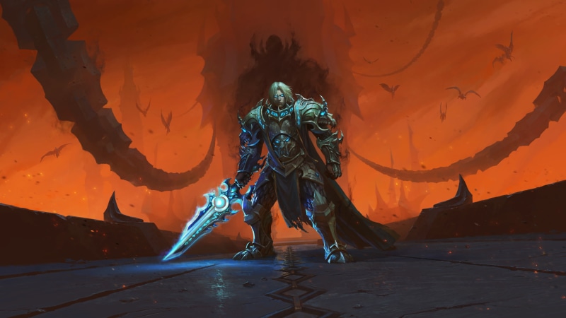 World of Warcraft: Shadowlands, Paladin, Death Knight, 4K, Anduin Wrynn, World of Warcraft