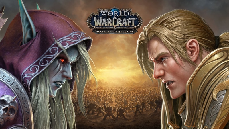Battle for Azeroth, Wolrd of Warcraft, Alliance, Horde, 1080P, Forsaken, human, Anduin Wrynn, Sylvanas Windrunner, undead