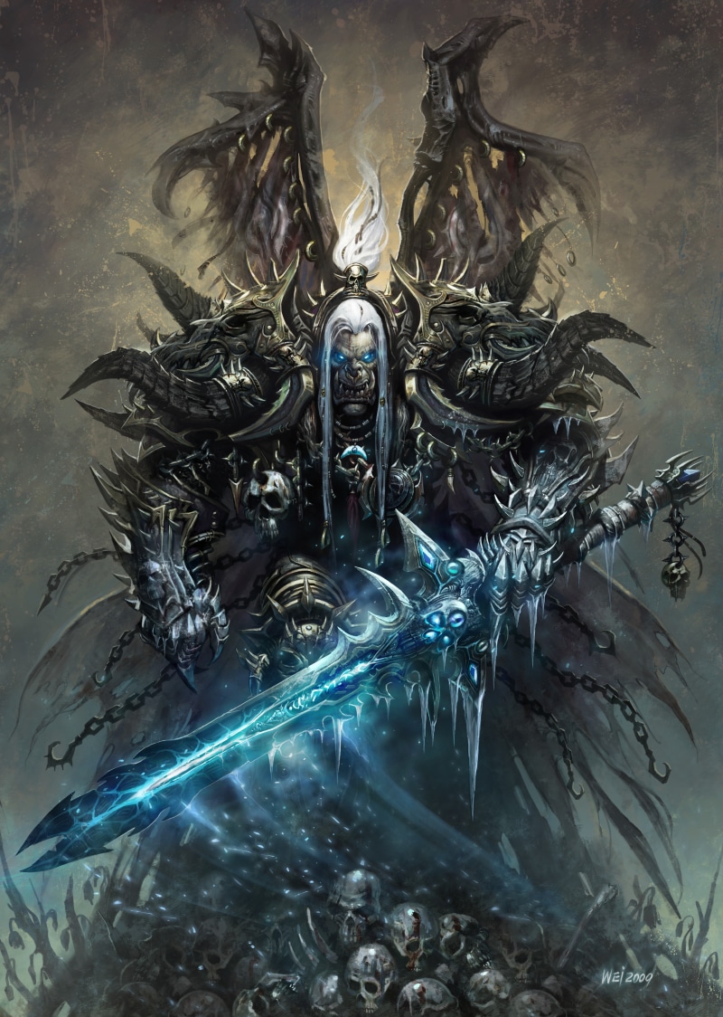Orc, video games, skull, Death Knight, World of Warcraft: Wrath of the Lich King, 8K, World of Warcraft