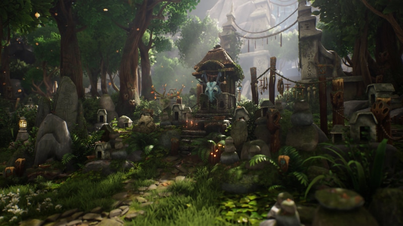 Kena: Bridge of Spirits, 4K, mask, Kena, Game CG, 4K