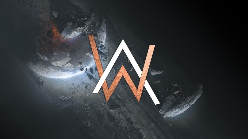 1080P, Alan Walker logo, Alan Walker