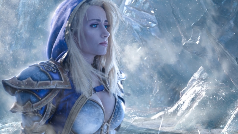 mahou, Jaina Proudmoore, Warcraft, cosplay, girl, World of Warcraft, 2K, blonde