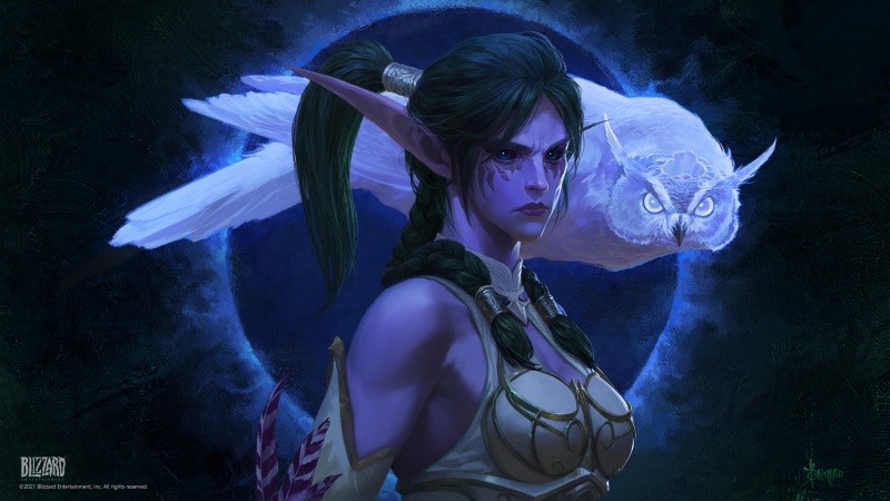 Night Elves, 2K, World of Warcraft, Tyrande Whisperwind, World of Warcraft: Battle for Azeroth