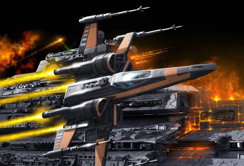 1080P, T-65 X-wing, Rebel Alliance, Fantastic, Star Wars, X-wing, Star fighter, Space, Spaceship