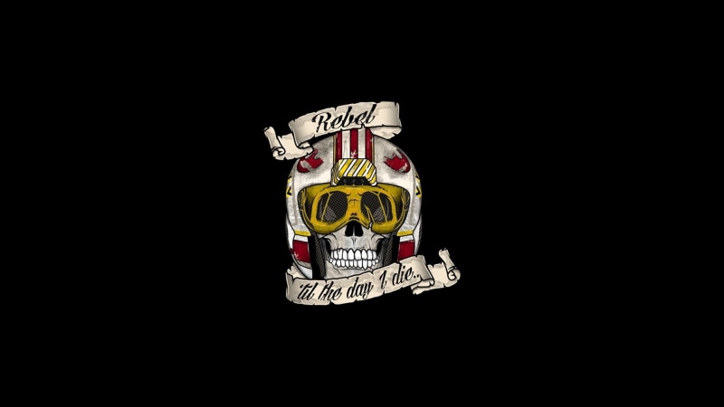 pilot, Alliance for Restoration of the Republic, logo, 1080P, pearls, teeth, death, sake, Star Wars, fighter pilot, SW, Rebel Alliance
