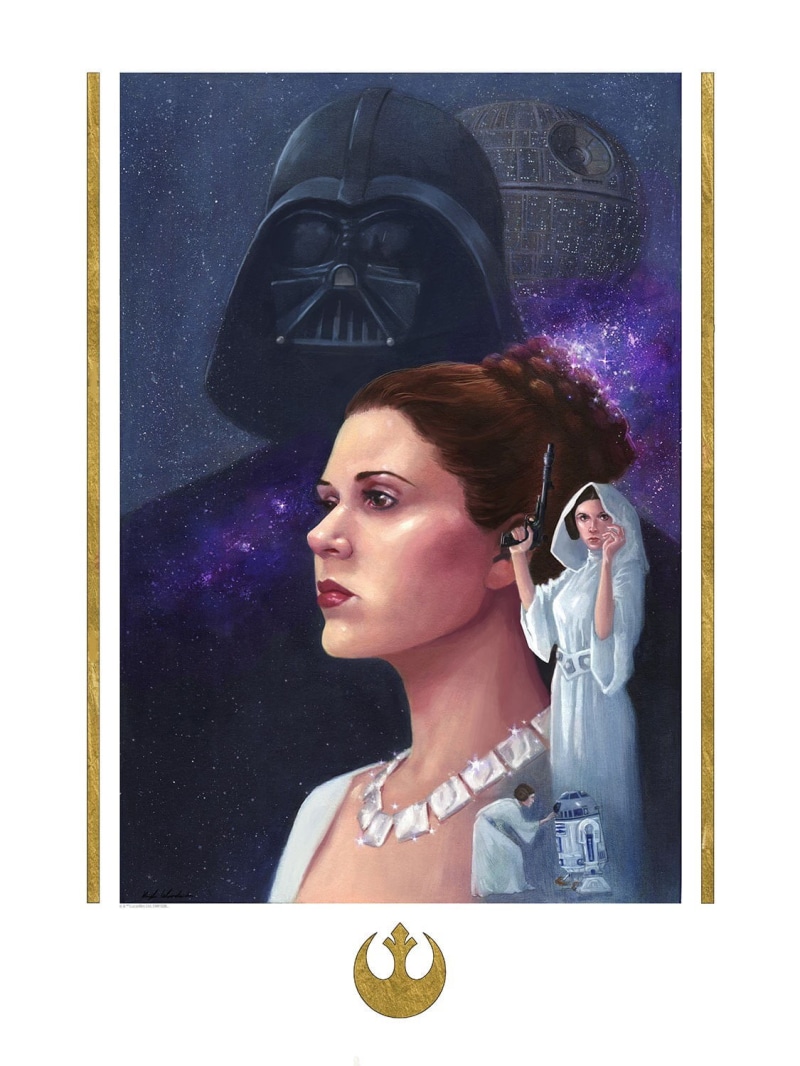 pearl jewelry, contemplation, one person, shirt, Join the Alliance, necklace, beautiful woman, Star Wars, crew, portrait, women, glamour, Princess Leia