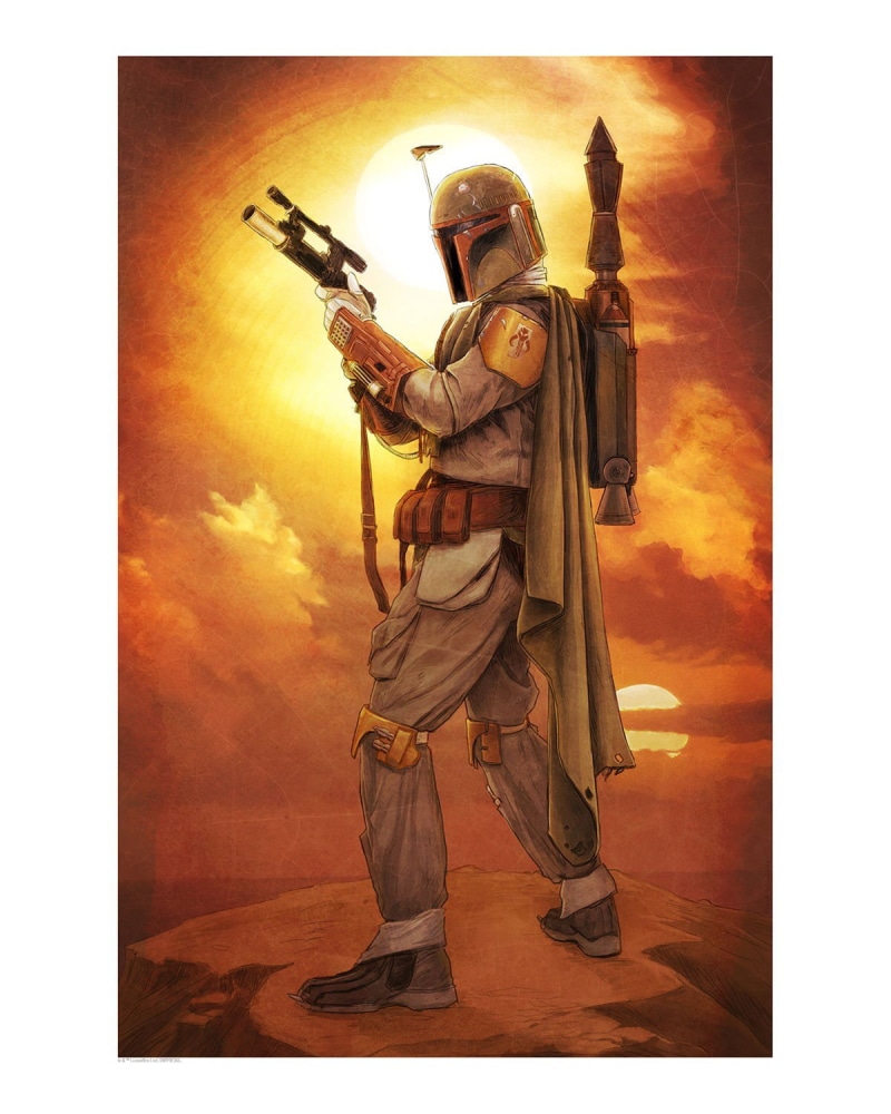weapon, military, gray, black, headwear, one person, gun, Join the Alliance, government, uniform, Boba Fett, holding, men, adult, protection, clothing