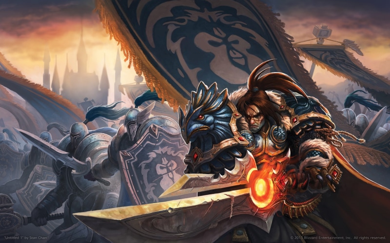 warriors, sky, flame, day, fire - natural phenomenon, representation, sunset, outdoors, women, nature, fire, cultures, Varian Wrynn, lifestyles
