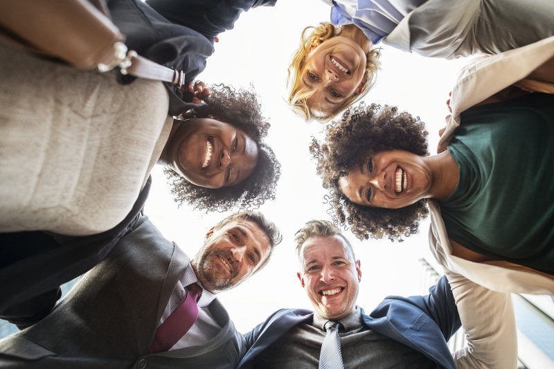 achievement, diversity, businessmen, friendship, people, expats, hugging, taking, adult, togetherness, businesswomen, success, group together, diverse