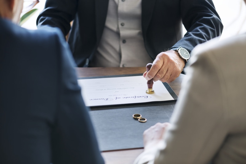 adult, putting, white, english, form, office, midsection, table, men, westerner, end, over the shoulder view, 1080P, law, break, tags, russian, document
