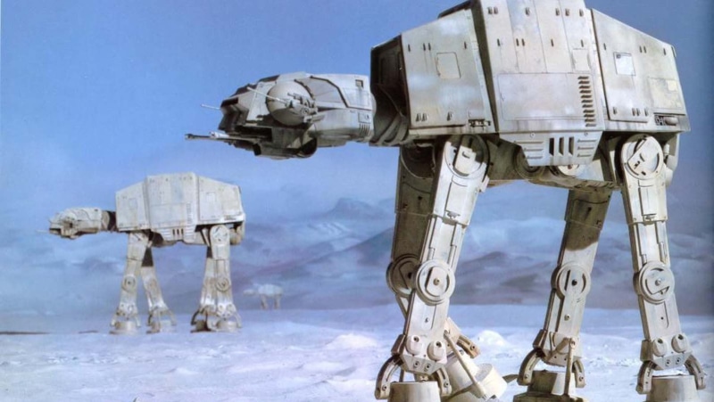 industry, land, Star Wars, AT-AT, cold temperature, Battle of Hoth, air force, government, Hoth, equipment, day, low angle view, fuel and power generation