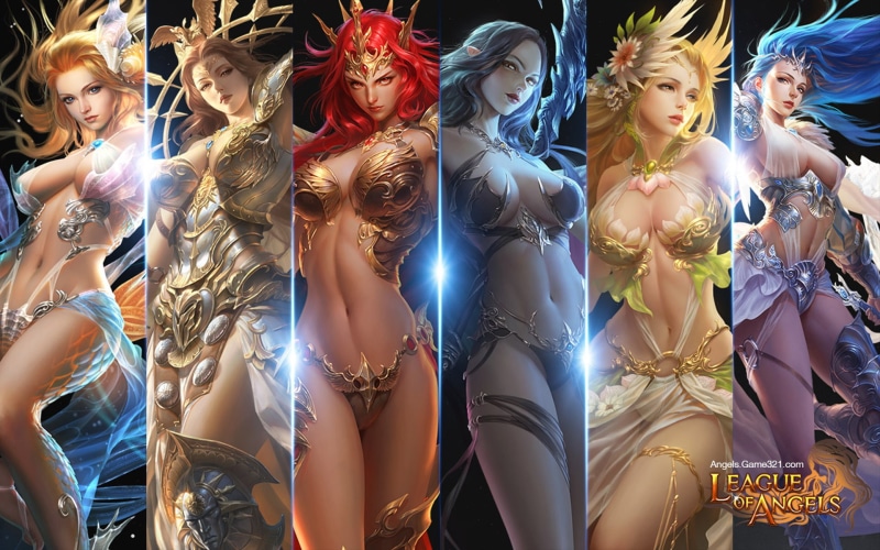  widescreen, video, game, hd, 1080P, characters, league, angels, popular
