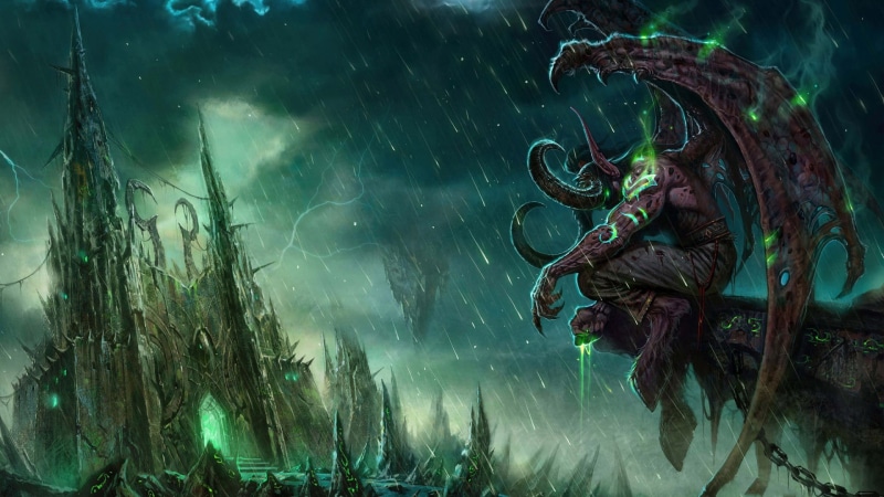 day, one person, water, redhead, Warcraft, plant, Illidan Stormrage, beauty in nature, long hair, underwater, adult, women, nature, hair, Black Temple