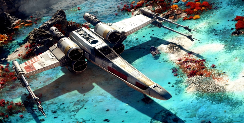 Star Wars Battlefront II, X-wing, 4K, Star Wars, video games