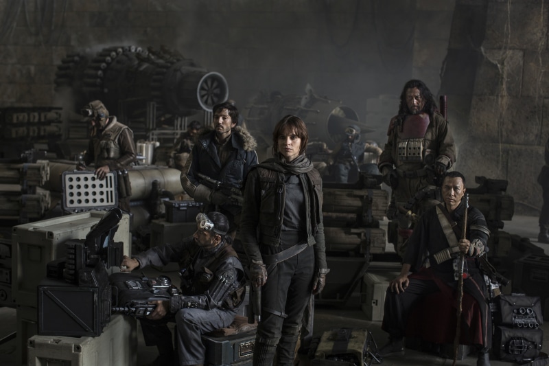 gun, clothing, Donnie Yen, group of people, adult, people, Star Wars, indoors, three quarter length, men, representation, government, 4K, Rogue One: A Star Wars Story
