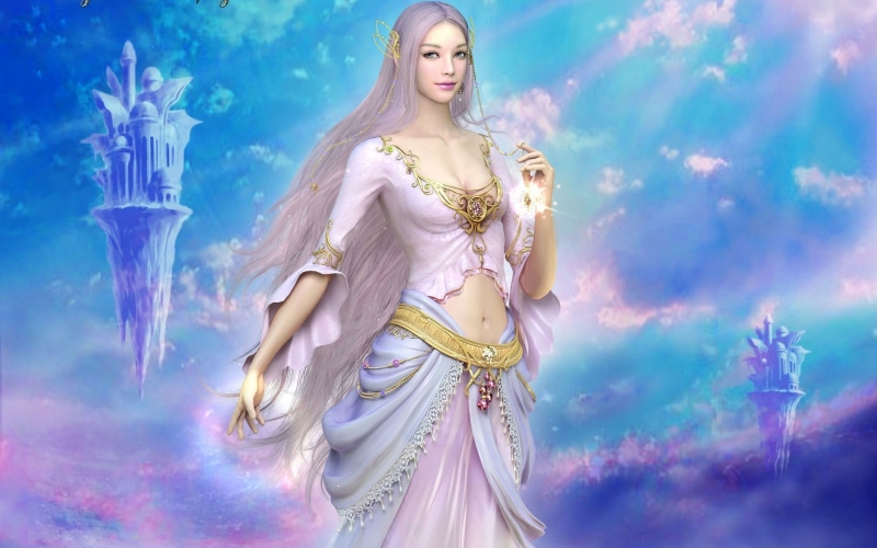 Goddess, Light, Guidance, Darkness, 2K, Shaiya