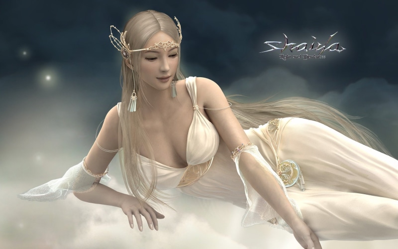1080P, Light Alliance, background, goddess Drada, elf, picture, Shaiya: Light and Darkness, fantasy world, fiction
