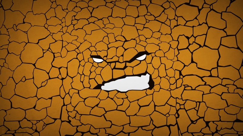 superhero, dry, outdoors, full frame, environmental issues, climate change, cracked, hero, Thing, breaking, no people, 1080P, Fantastic Four, Marvel Comics