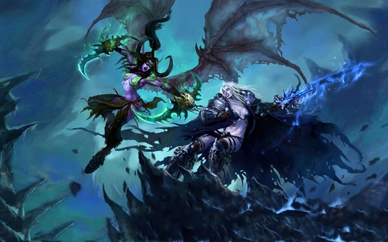 ecosystem, sea, water, rippled, mixing, blue, animals in the wild, Genderswap, World Of Warcraft: Wrath Of The Lich King, arthas, animal themes, outdoors
