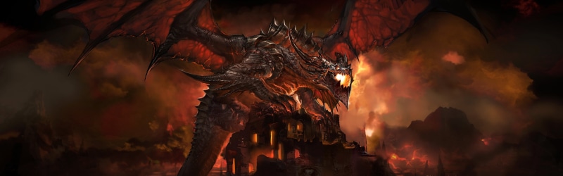 games, tarrasque, Deathwing, warcraft, art, world, world of warcraft, video, 4K, x, hd