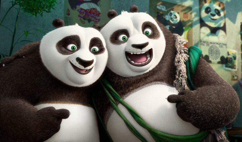 indoors, humor, fu, fun, po, holiday, cute, looking at camera, human Face, lifestyles, kung fu panda 3, season, happiness, human representation, emotions