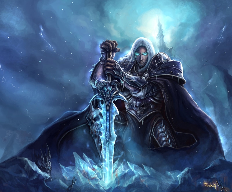 sky, creativity, nature, female likeness, dark, sculpture, dota, futuristic, lich king, night, human representation, space, blue, abbadon, men