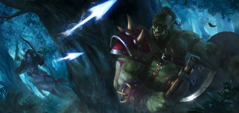 elves, Night Elves, Orc, 1080P, Jianing Hu, World of Warcraft, Elfs