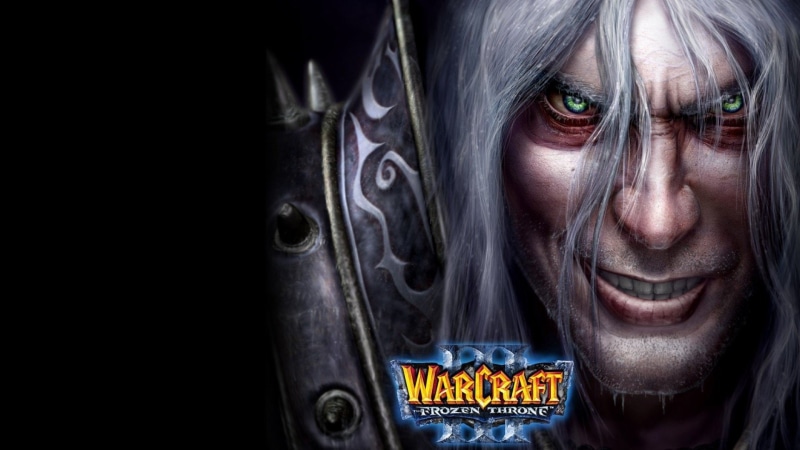 studio shot, Warcraft III: The Frozen Throne, human face, portrait, Warcraft III: Reign of Chaos, fear, adult, evil, indoors, one person, looking at camera