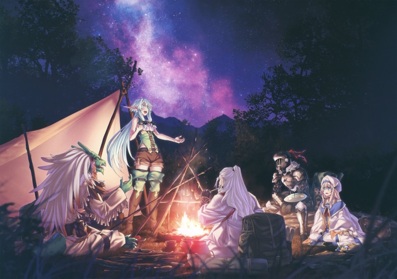 Lizard Priest (Goblin Slayer), High Elf Archer (Goblin Slayer), Priestess (Goblin Slayer), Goblin Slayer, Anime, 4K, Dwarf Shaman (Goblin Slayer)