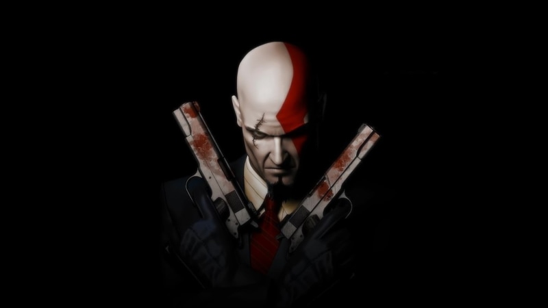 hitman, games, art, war, video, kratos, hd, x, agent, 1080P, god, Video Games, absolution