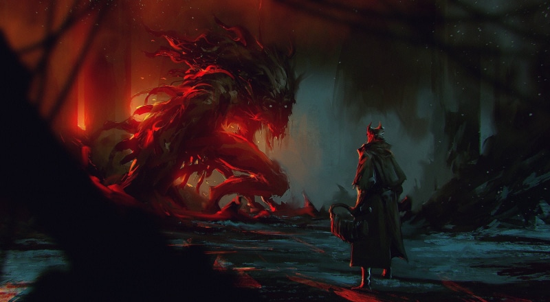water, outdoors, occupation, arts culture and entertainment, night, 1080P, travel, red, adult, sport, people, Bloodborne, Creature, fire - natural phenomenon