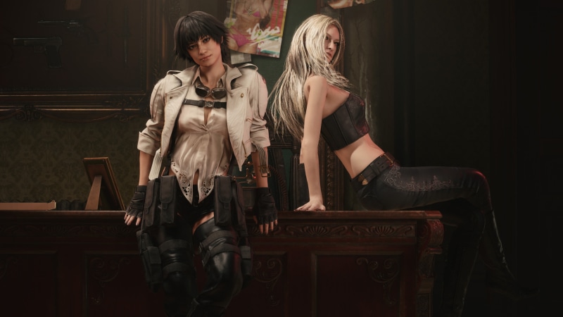 Devil May Cry 5, Devil May Cry, 4K, Trish, Lady (Devil May Cry)