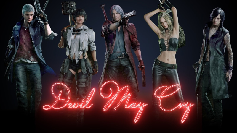 Lady (Devil May Cry), Dante (Devil May Cry), Nero (Devil May Cry), Devil May Cry 5, 1080P, Devil May Cry