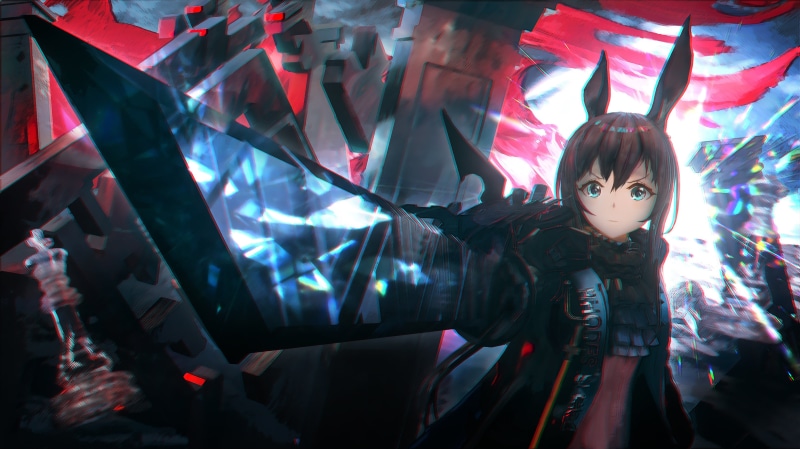 game characters, video game art, 2K, Arknights, Amiya (Arknights), Seymour