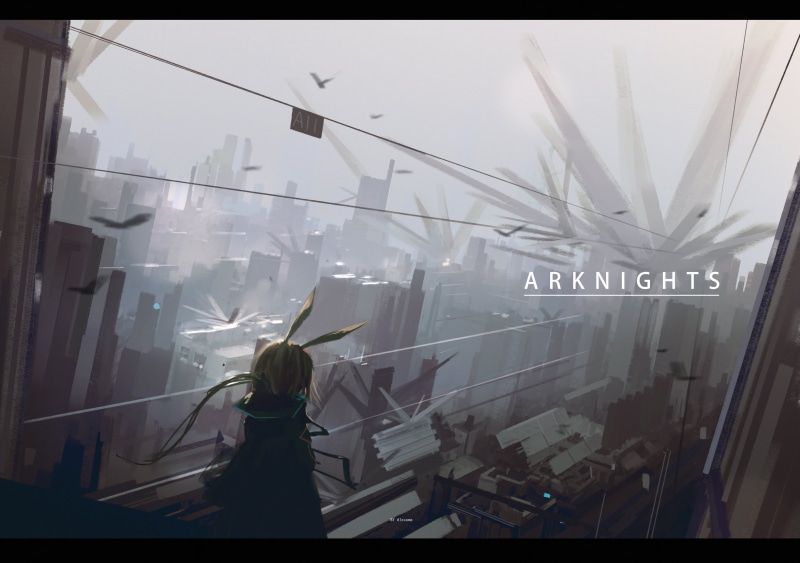 Arknights, Alcxome, anime girls, Amiya (Arknights), anime, 2K