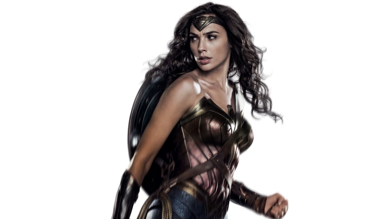 adult, Gadot, young adult, Wonder, indoors, cut out, hair, looking at camera, portrait, clothing, beautiful woman, women, fashion, long hair, white background