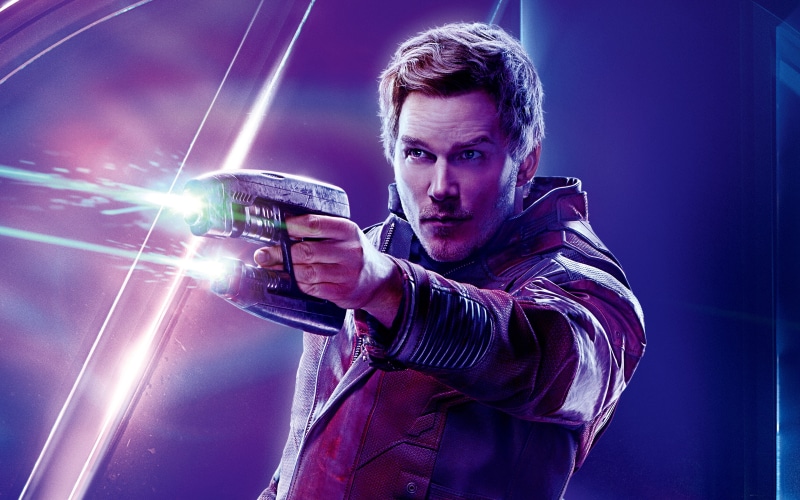 Chris Pratt, Guardians of the Galaxy, 4K, The Avengers, Avengers Infinity War, Starlord