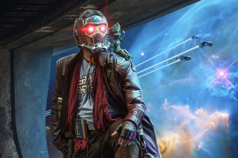 Guardians of the Galaxy, artwork, science fiction, blue, 1080P, Starlord