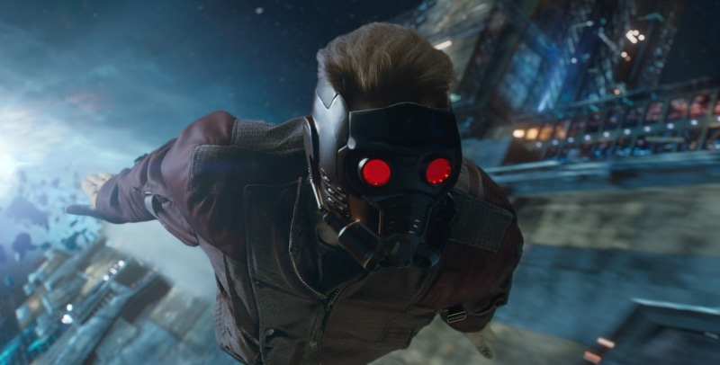 casual clothing, leisure activity, rear view, starlord star lord guardians of the galaxy, obscured face, camera - photographic equipment, waist up, portrait