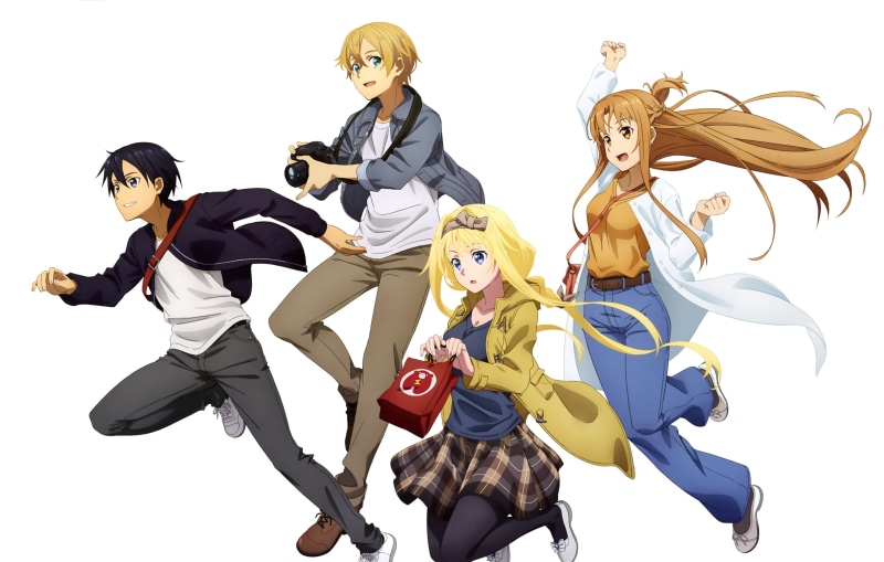 Sword Art Online: Alicization, Kirito (Sword Art Online), 4K, Kazuto Kirigaya, Sword Art Online, Alice Zuberg, Eugeo (Sword Art Online), Asuna Yuuki
