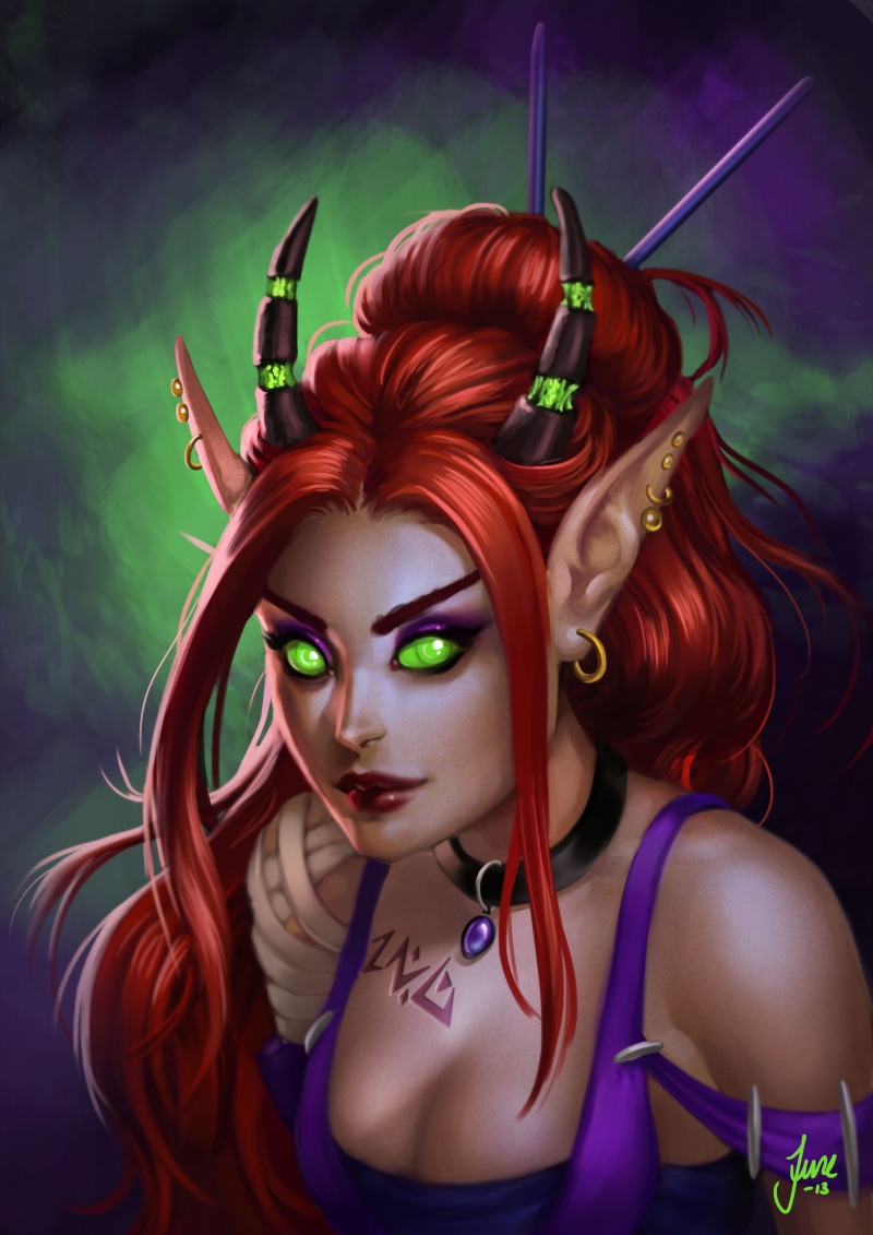 4K, elven, World of Warcraft, blood elves, Jude Jenssen