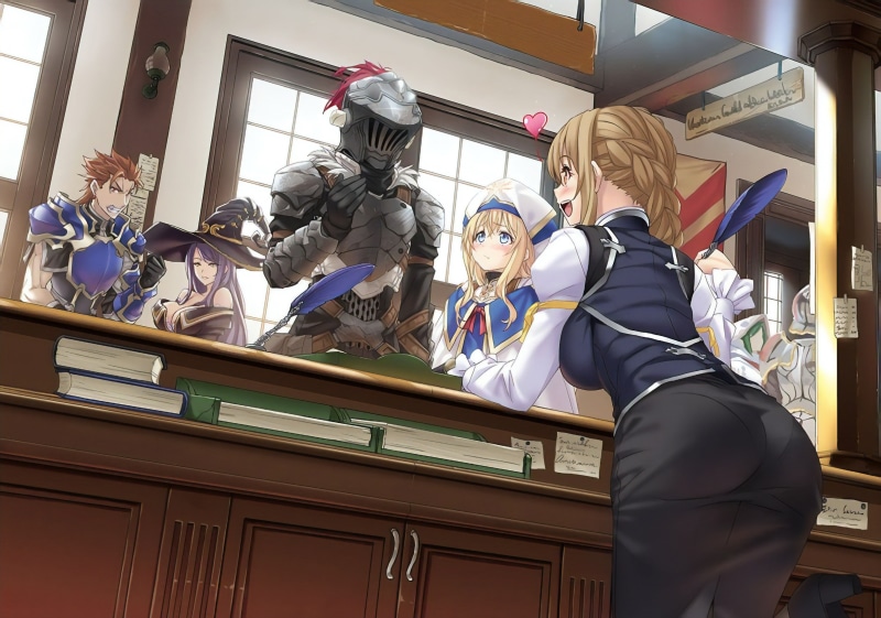 Uketsuke-jou, Goblin Slayer, 4K, Anime, Majo (Goblin Slayer), Onna Shinkan, Yaritsukai (Goblin Slayer)