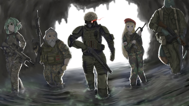 Tokage Souryo, Onna Shinkan, Anime, 4K, Goblin Slayer, Kouhito Doushi, Army, Yousei Yunde