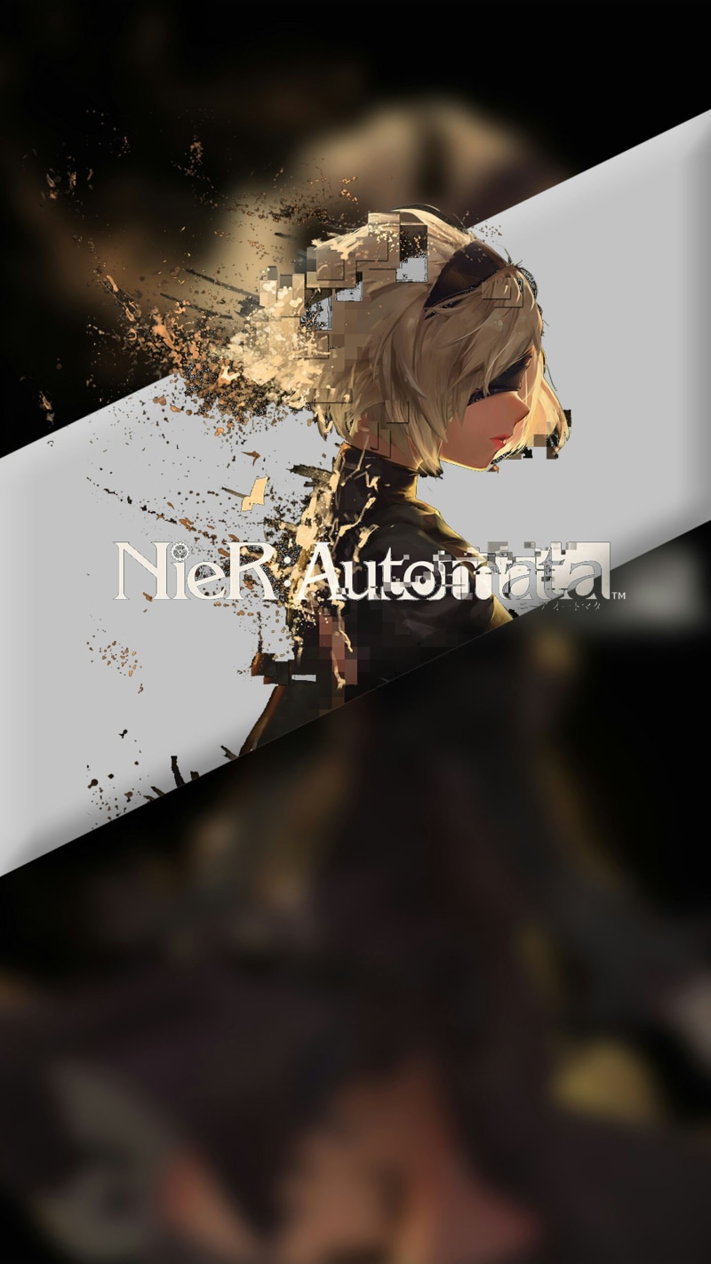 2B (Nier: Automata), anime girls, anime, blonde, with icon, 2K