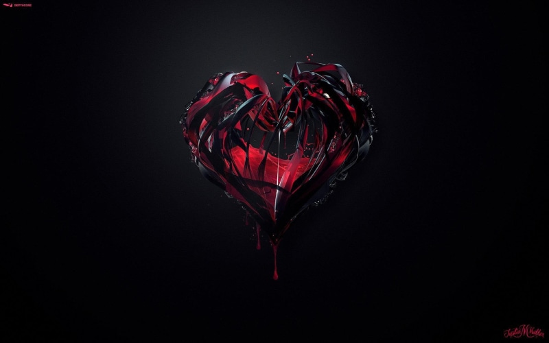 gothic, 3d, romance, resolution, 1080P, valentines, images, love, high, heart