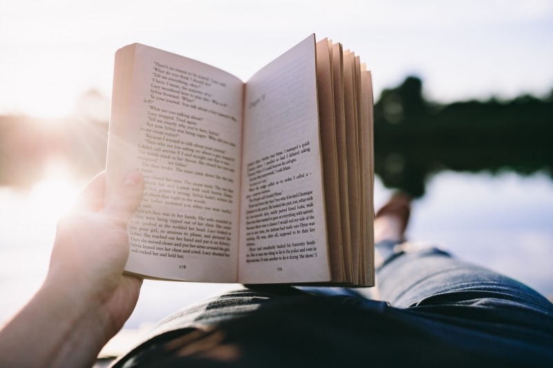 girl reading book, men, publication, human body part, paper, contemplation, activity, color Image, opened book, communication, people, evening, holding