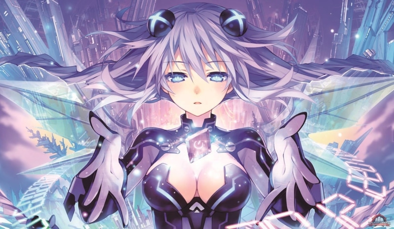 female, technology, Hyperdimension Neptunia, portrait, reflection, human representation, Purple Heart, anime girls, arts culture and entertainment, female likeness