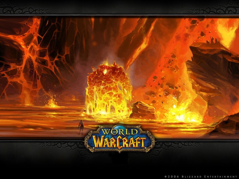 hd, widescreen, wow, art, world, warcraft, core, molten, Molten Core, games, video, world of warcraft, 720P, Blizzard